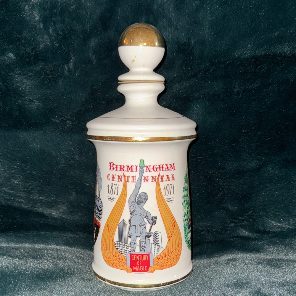 Vintage Birmingham Centennial Decorative Jar